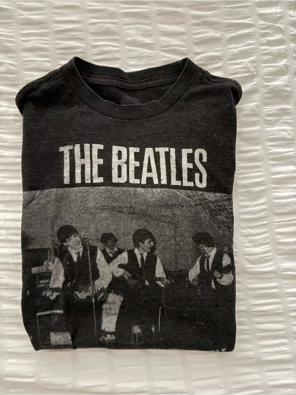 The Beatles Black Graphic Kids Tee